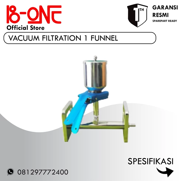 Vacuum Filtration SS Manifold 1 Funnel