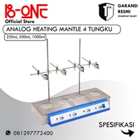 Several Row Analog Heating Mantle - 4 Tungku